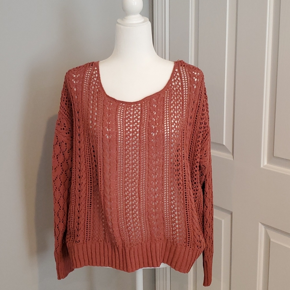 Open Knit Sweater